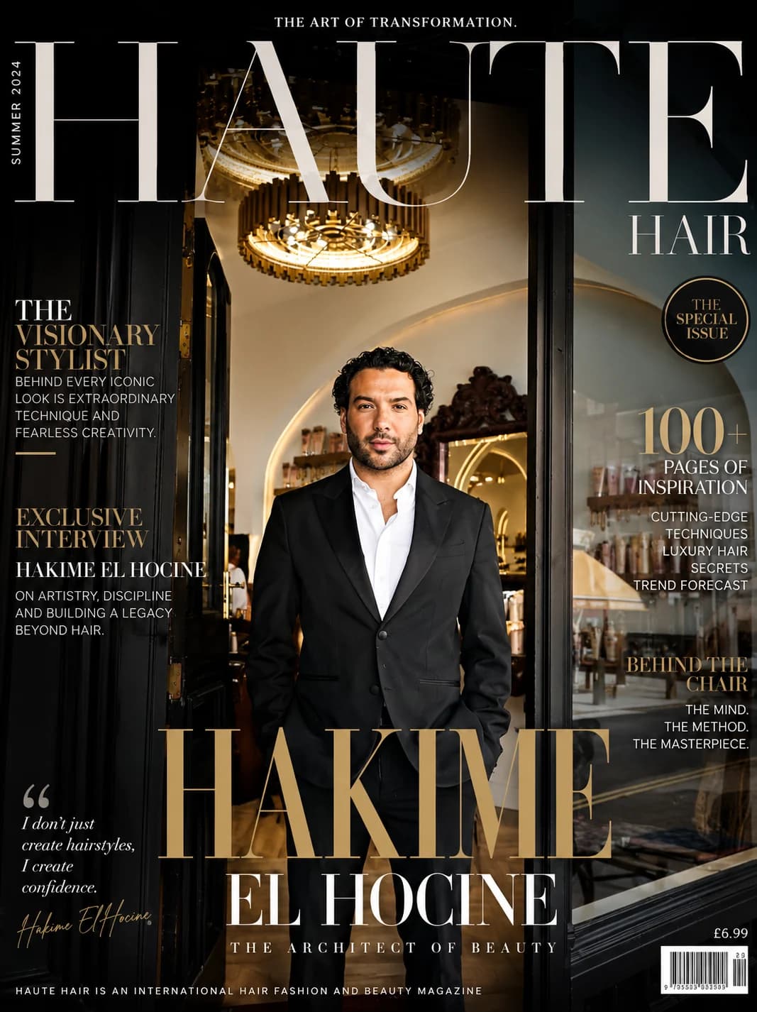 Haute Hair — The Art of Transformation, the Hakim Elhocine Hair Couture cover.