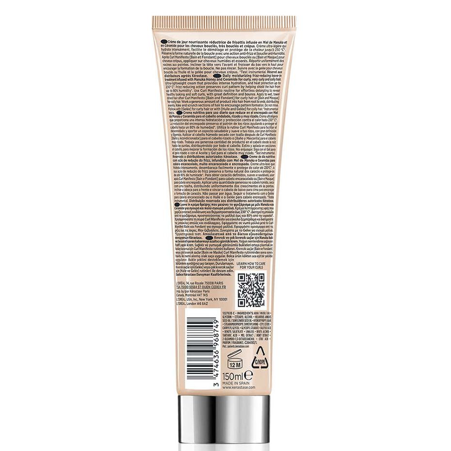 Kérastase Curl Manifesto Crème De Jour Fondamentale Leave-In Cream